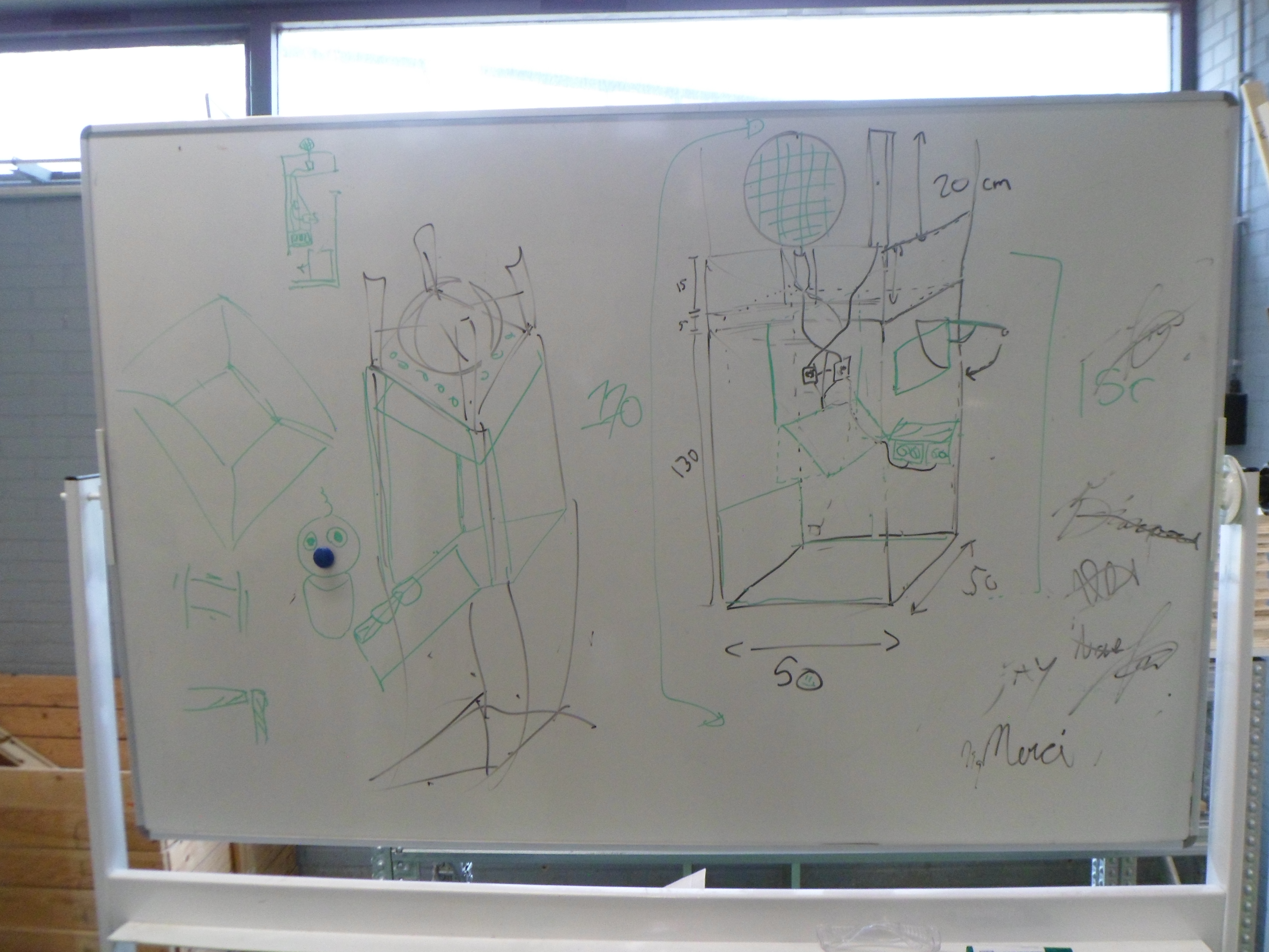 Illustrator layout for the Disco Trashbin panels