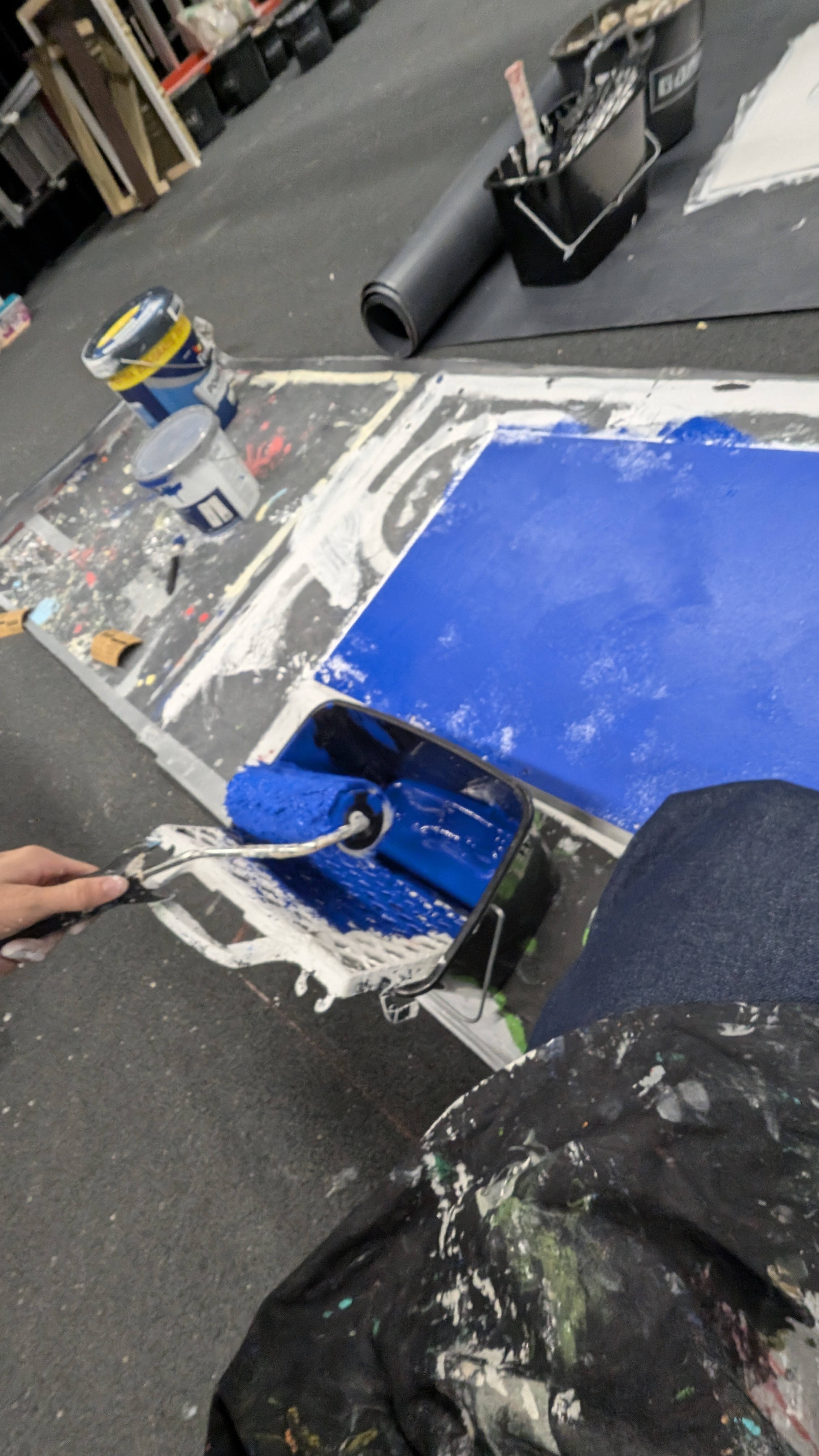 Fresh paint on the Disco Trashbin body