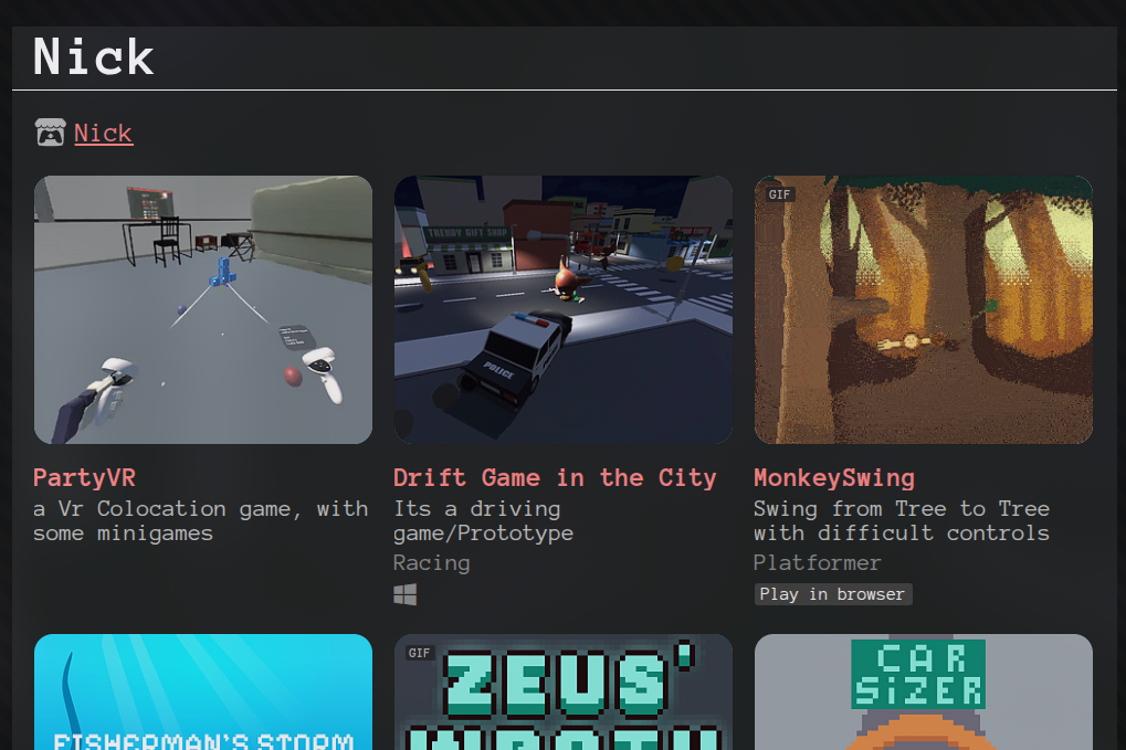 Game: Gamejams