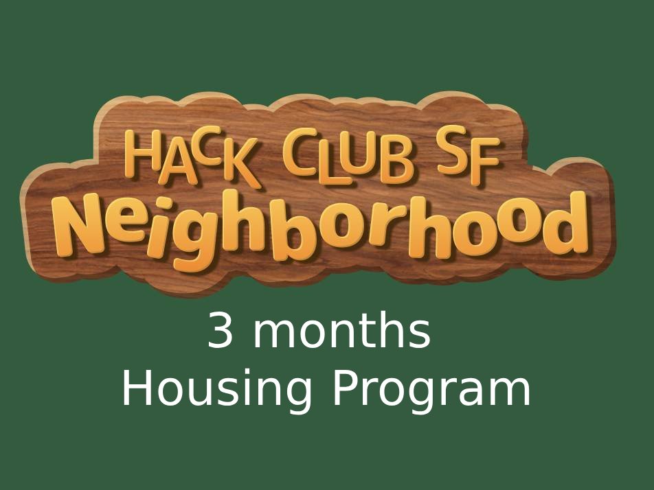 HackClub: neighborhood